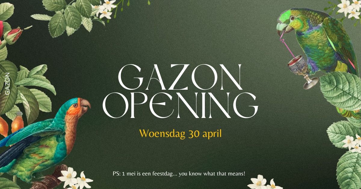 30\/04 - Gazon Opening