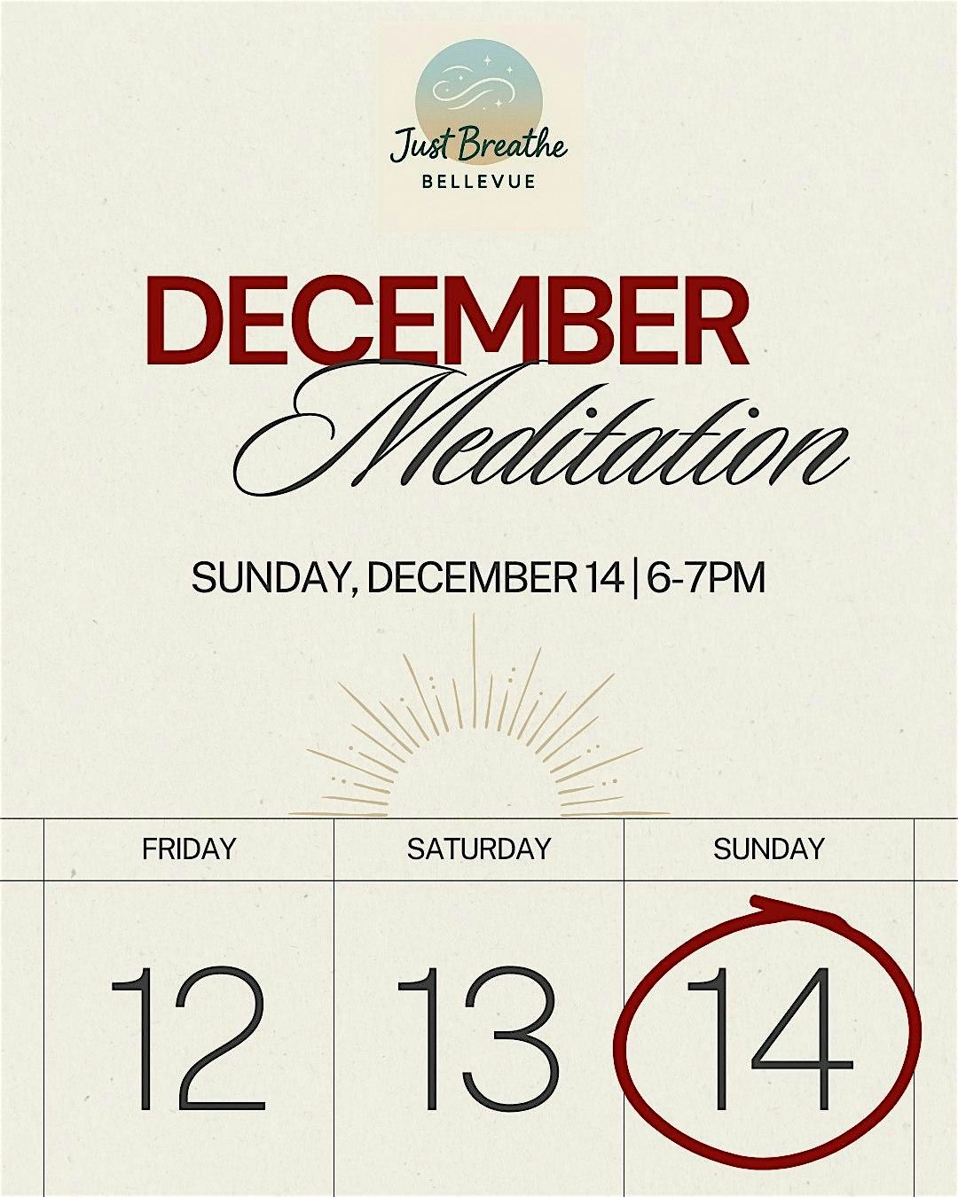 December FREE Group Meditation