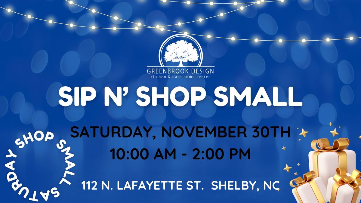 Shop Small Saturday at Greenbrook Design