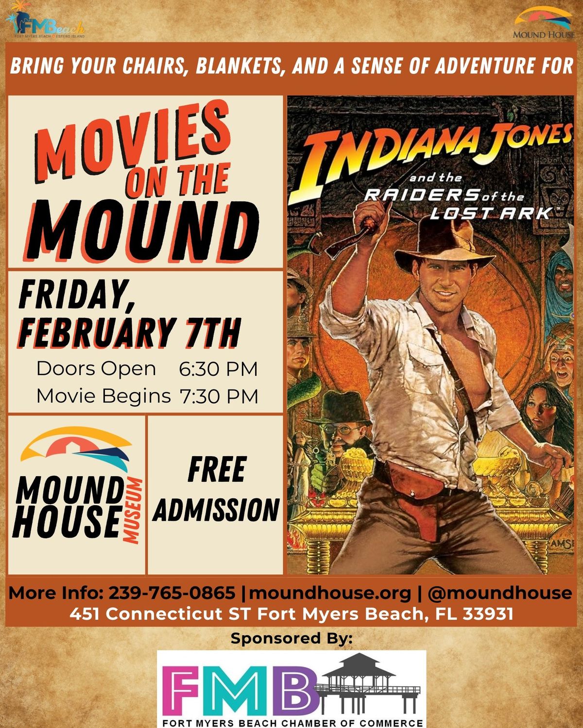 Movies on the Mound - Indiana Jones!