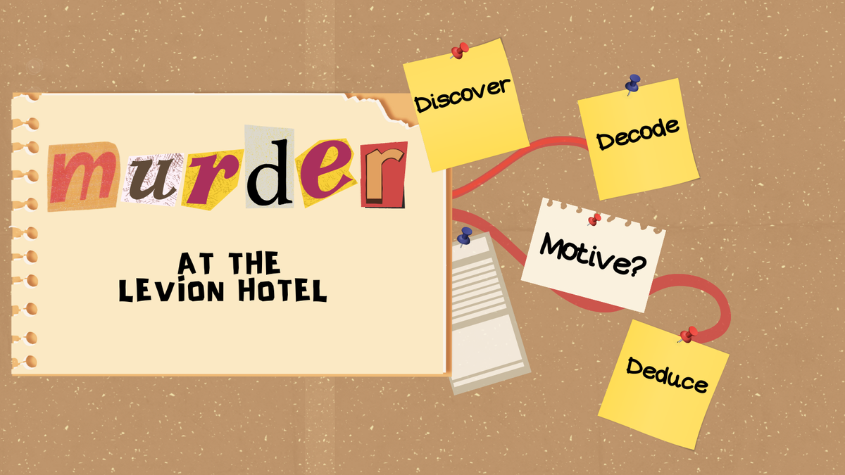 Solve a Murder Mystery - Murder at the Levicon Hotel