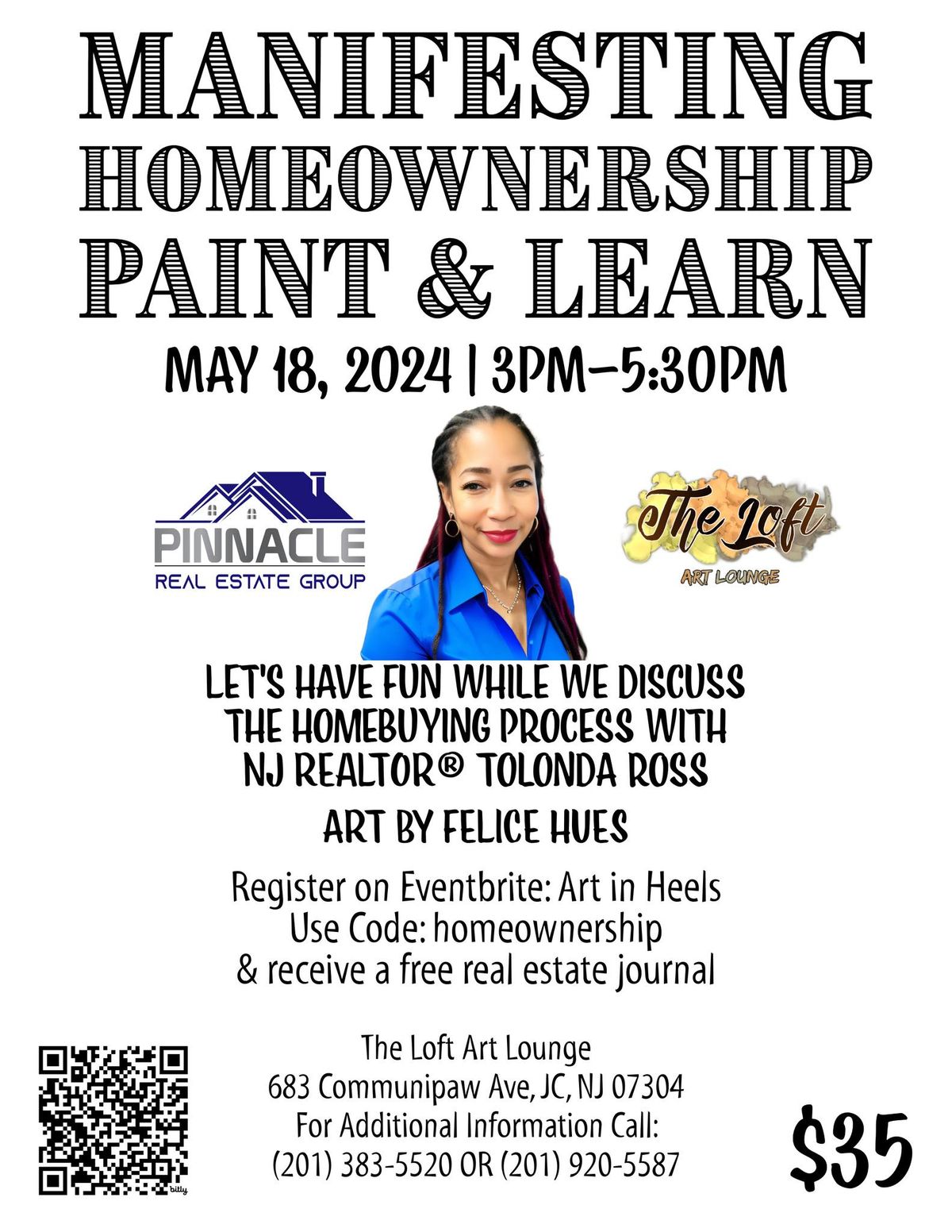 Welcome to Manifesting Homeownership Paint and Learn!