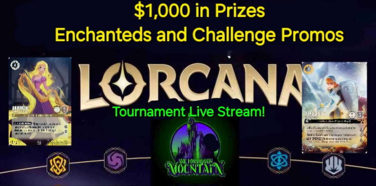 Lorcana Constructed - $1,000 in Prizes GUARANTEED!