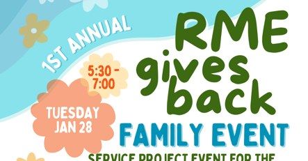 RME GIVES BACK family event