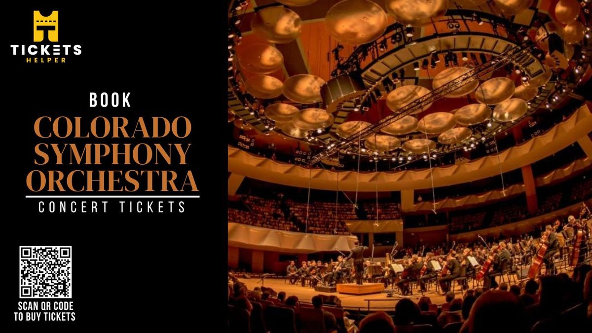 Colorado Symphony Orchestra: Jun Markl - Brahms Symphony No. 3 at Boettcher Concert Hall