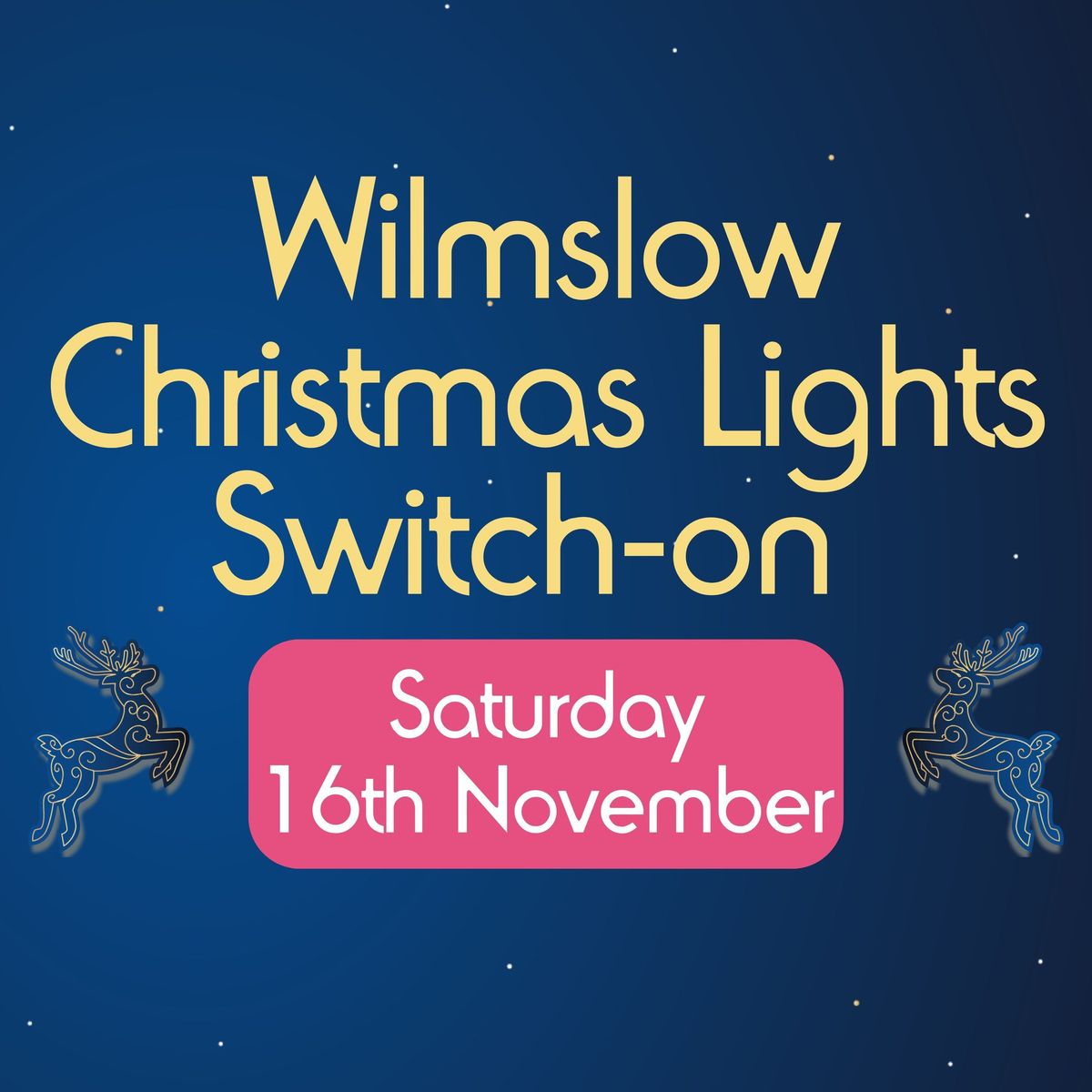 Wilmslow Christmas Lights Switch-on 2024