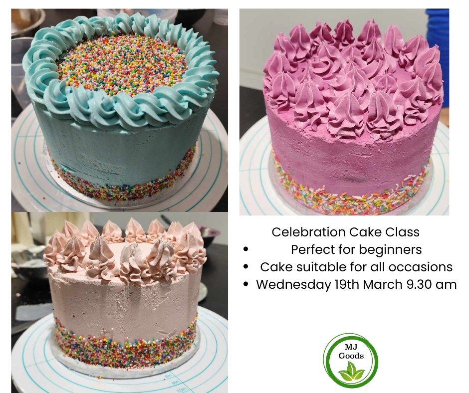 Beginners Celebration Cake Decorating Class