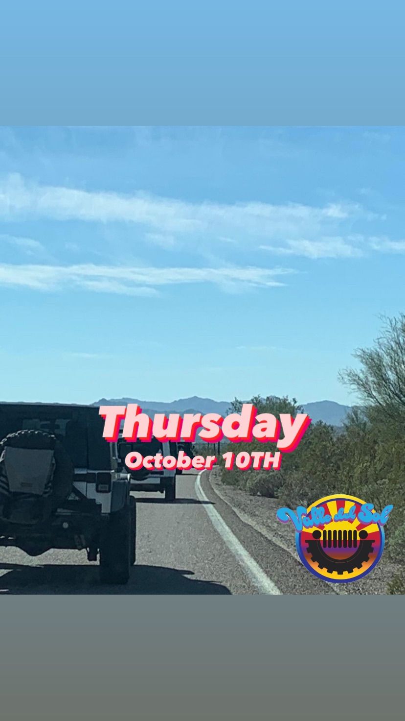 Southwest Jeep Junkies Rocky Point Run Border Crossing #1 10\/10\/24