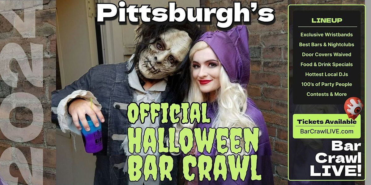 2024 Official Halloween Bar Crawl Pittsburgh Bar Crawl LIVE! 3 Dates