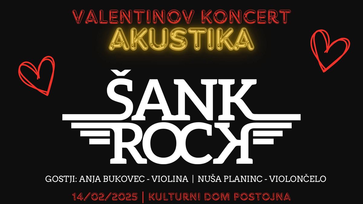 \u0160ank Rock | AKUSTIKA | Postojna | 14. 2. 2025