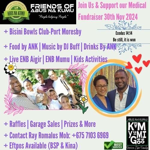 Medical Fundraiser - Ray & Val with Friends of Abus Na Kumu