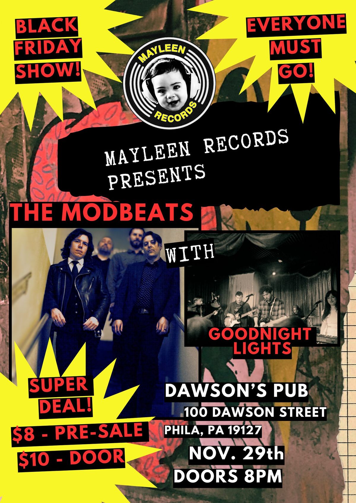 Mayleen Records Presents: The Modbeats Live at Dawson's Pub, Featuring Goodnight Lights