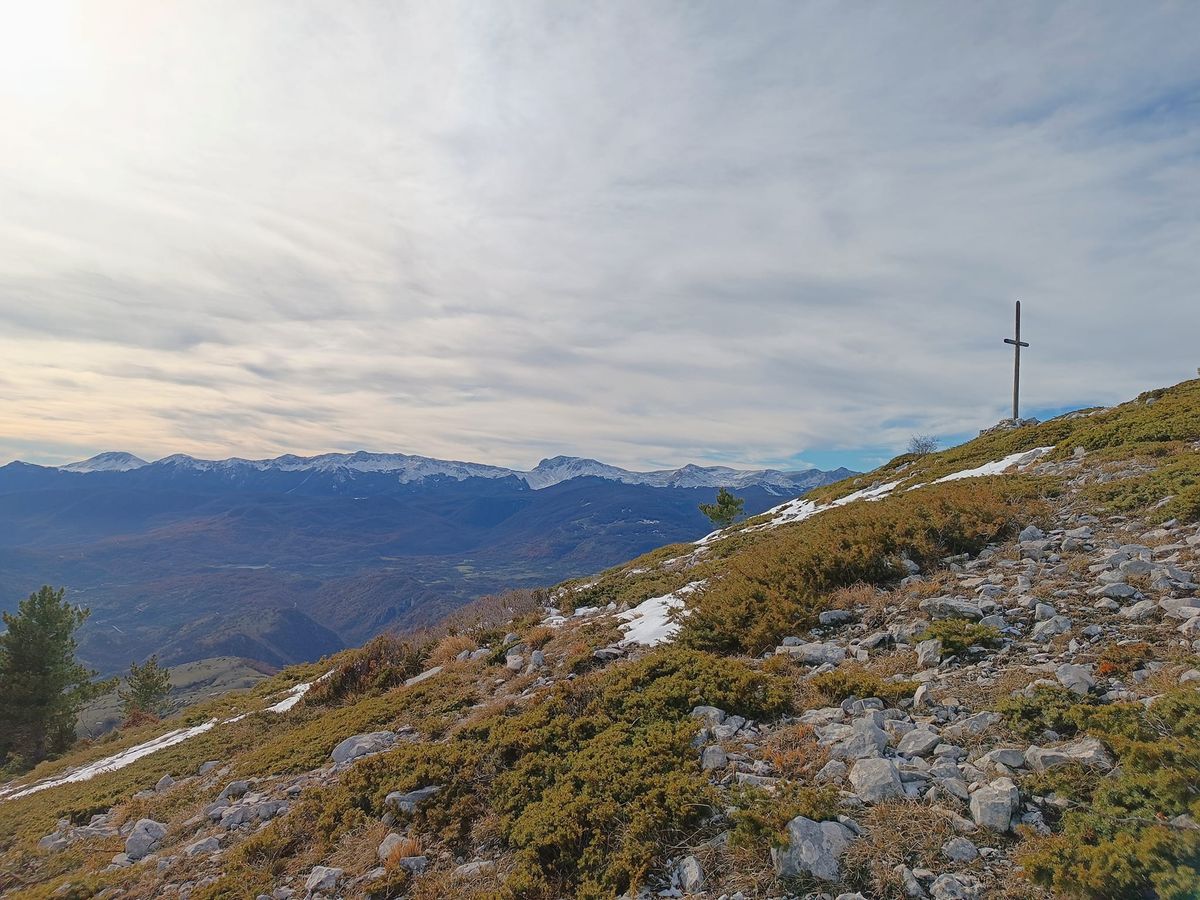 Escursione sul colle della Monna di Scontrone