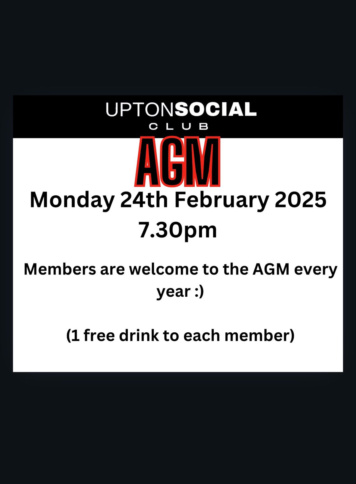 AGM Meeting (Members Only)