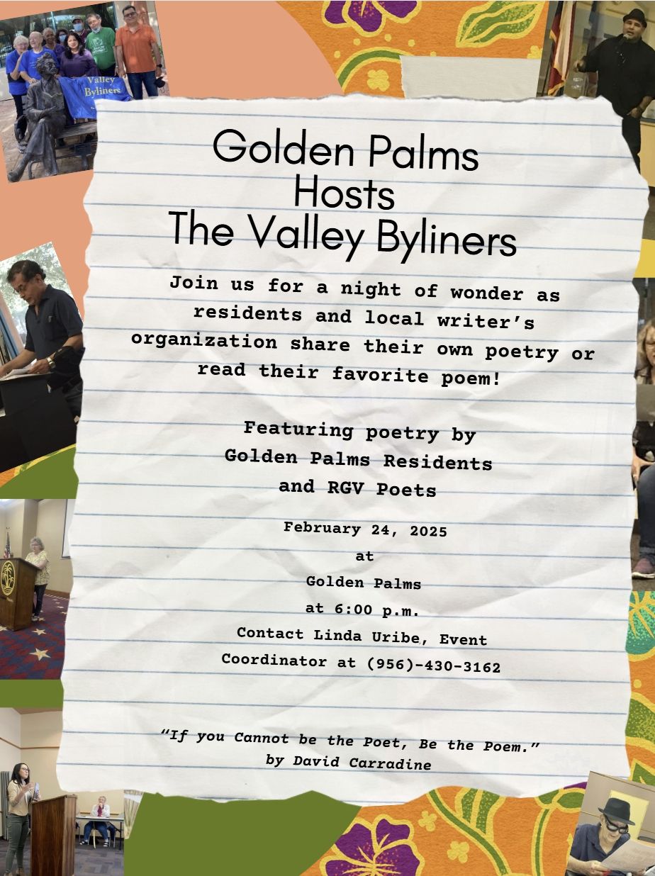 Golden Palms Hosts The Valley Byliners