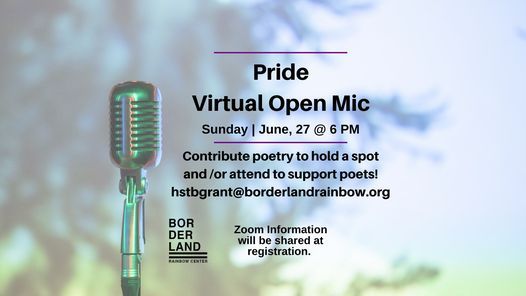 Pride Virtual Open Mic