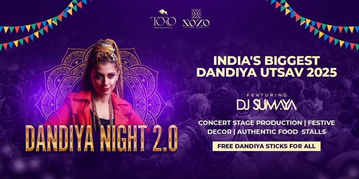Dandiya Night 2025 ft Dj Sumaya