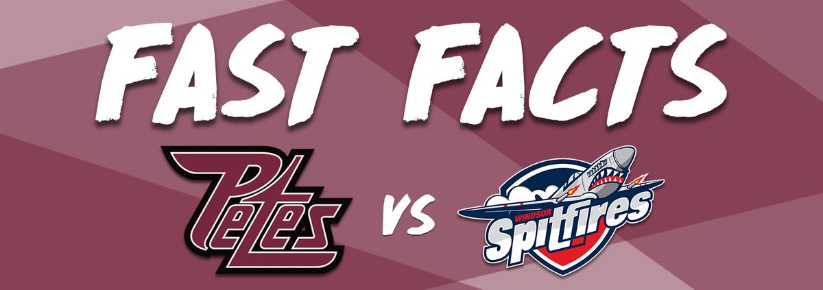 Peterborough Petes vs. Windsor Spitfires