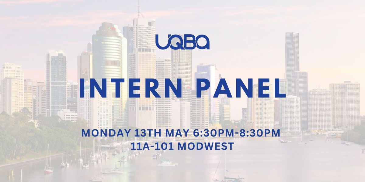 UQBA x UQ BEL Careers: Intern Panel