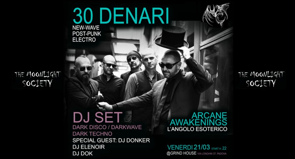 THE MOONLIGHT SOCIETY - 30 DENARI - DJ DONKER