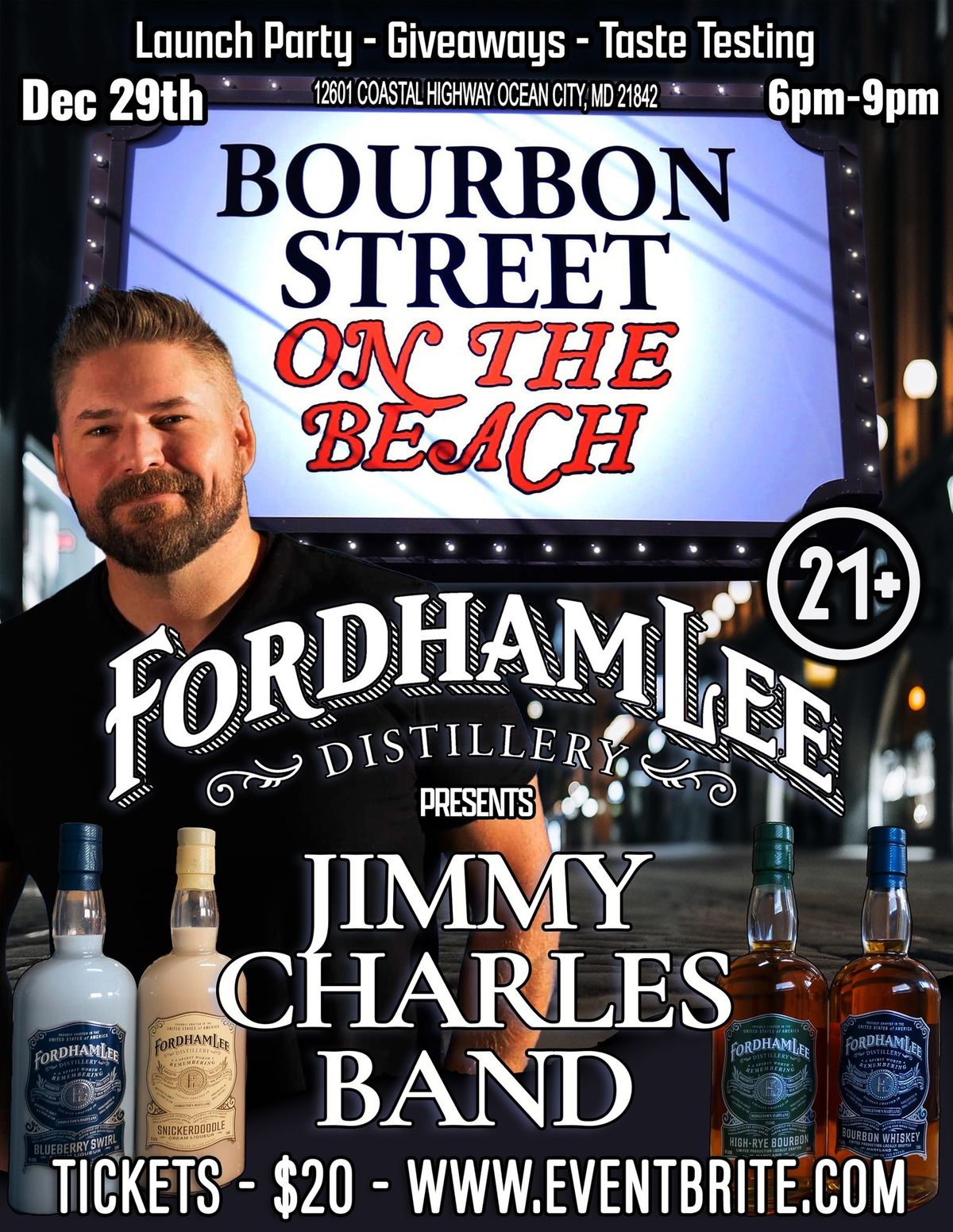 Jimmy Charles & Fordham Lee Distillery Launch  