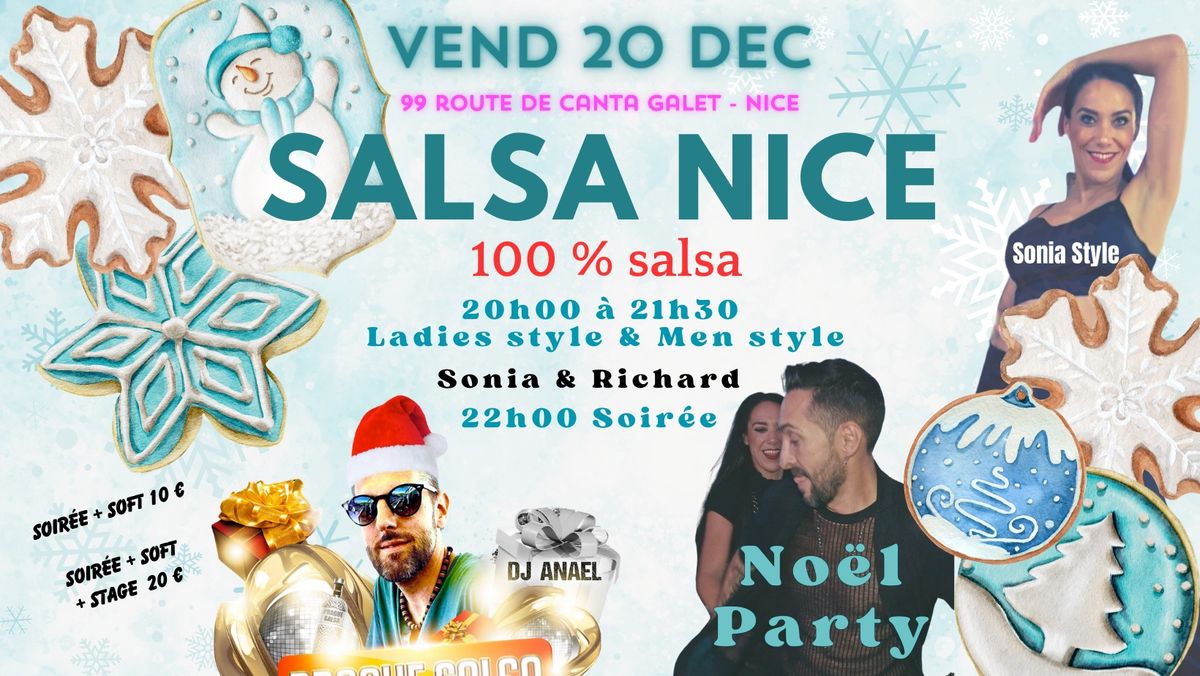 NO\u00cbL PARTY 100% SALSA \/ 1H30 de ladies & men style