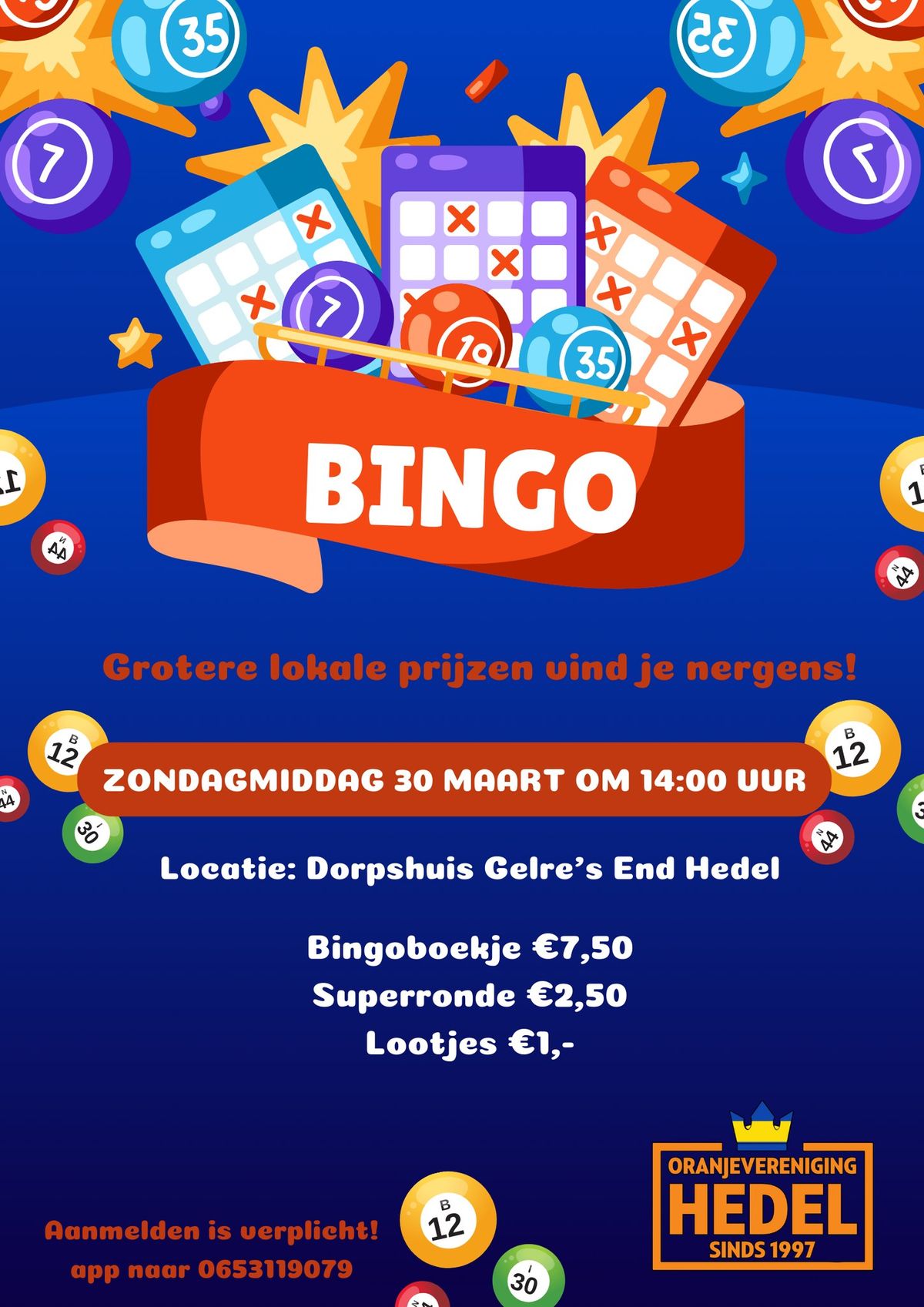 Hedelse bingo