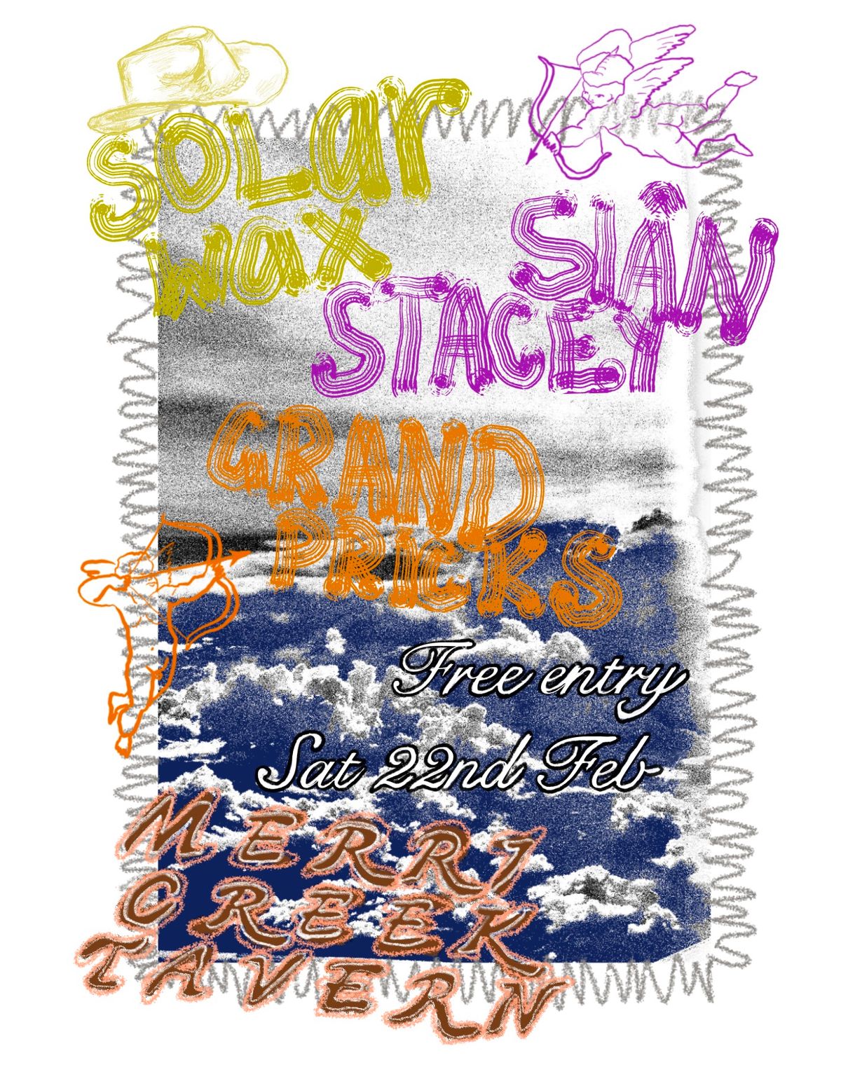 Solar Wax + Sian Stacey (+ friends) + Grand Pricks LIVE AT MERRI CREEK TAVERN - FREE SHOW!