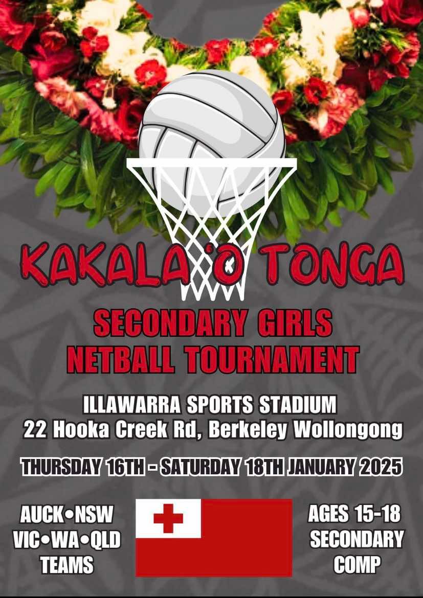 Kakala 'O Tonga Secondary Girls Netball Tournament @ Wollongong