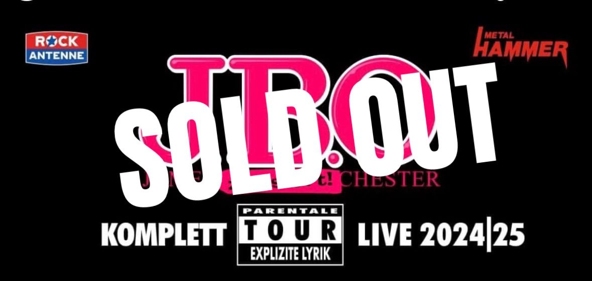 SOLD OUT \u2022 J.B.O. \u2022 Explizite Lyrik - Tour 2025 \u2022 Bremen