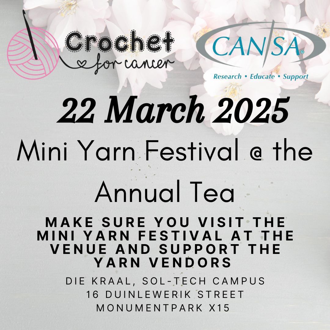 Mini Yarn Festival @ Crochet for Cancer Annual tea