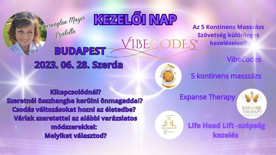 Kezel\u0151i Nap-BUDAPEST Izabellel-ViBeCodes\/Expanse\/LHL\/M5C