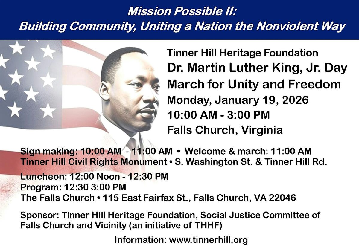 Dr.  King Day March & Program \u2022 Monday, Jan. 19, 2026