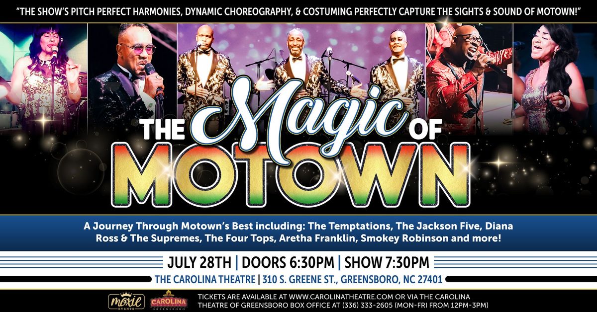 The Magic of Motown - Greensboro, NC