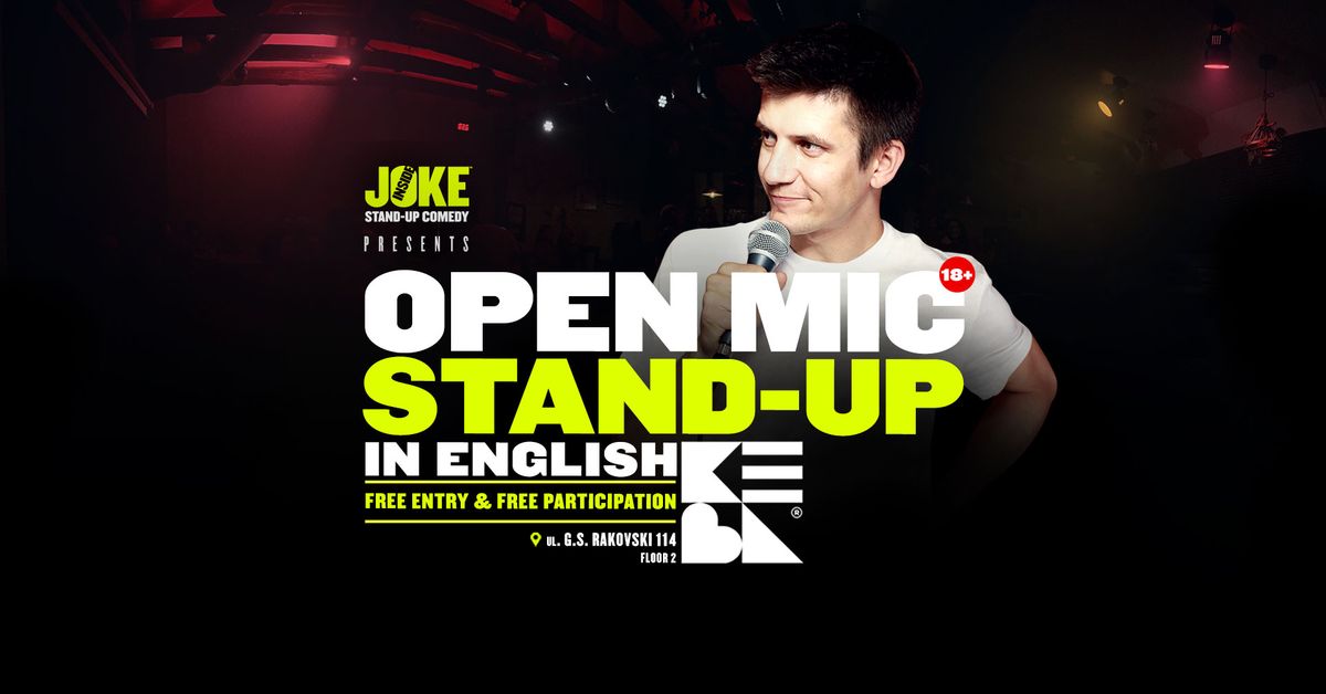 Open Mic Stand-up Comedy in English \/\/ Inside Joke x KEVA \/\/ NOV 25th