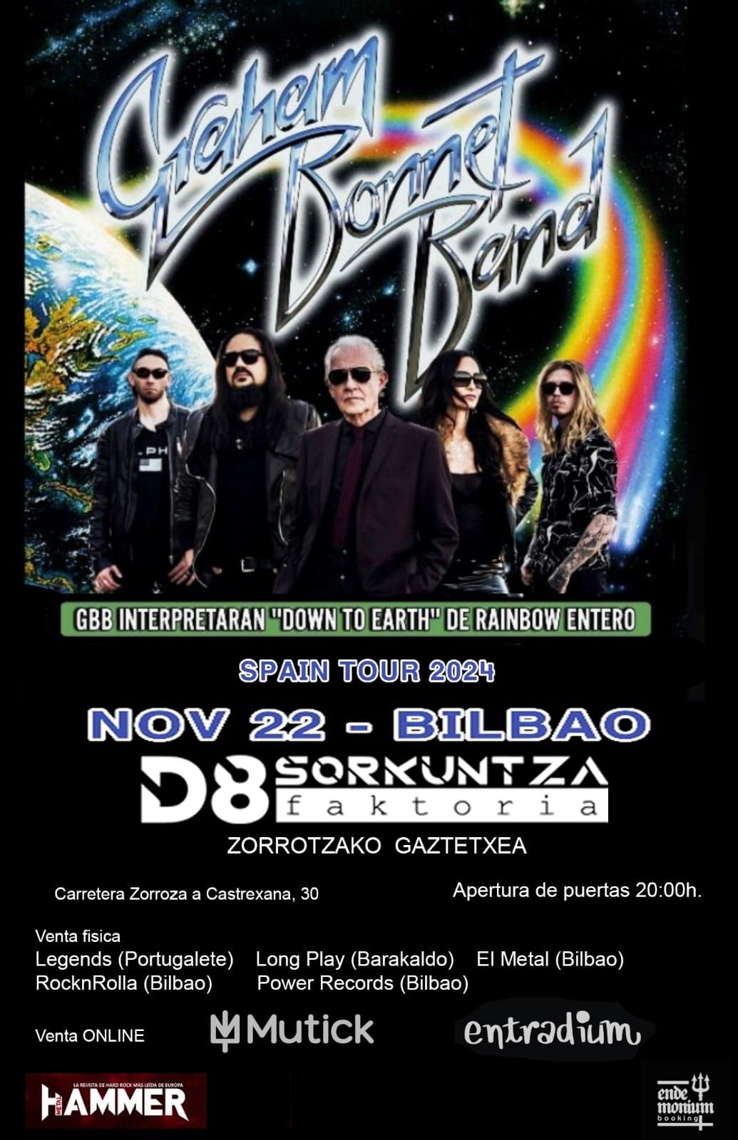 Graham Bonnet en Bilbao 