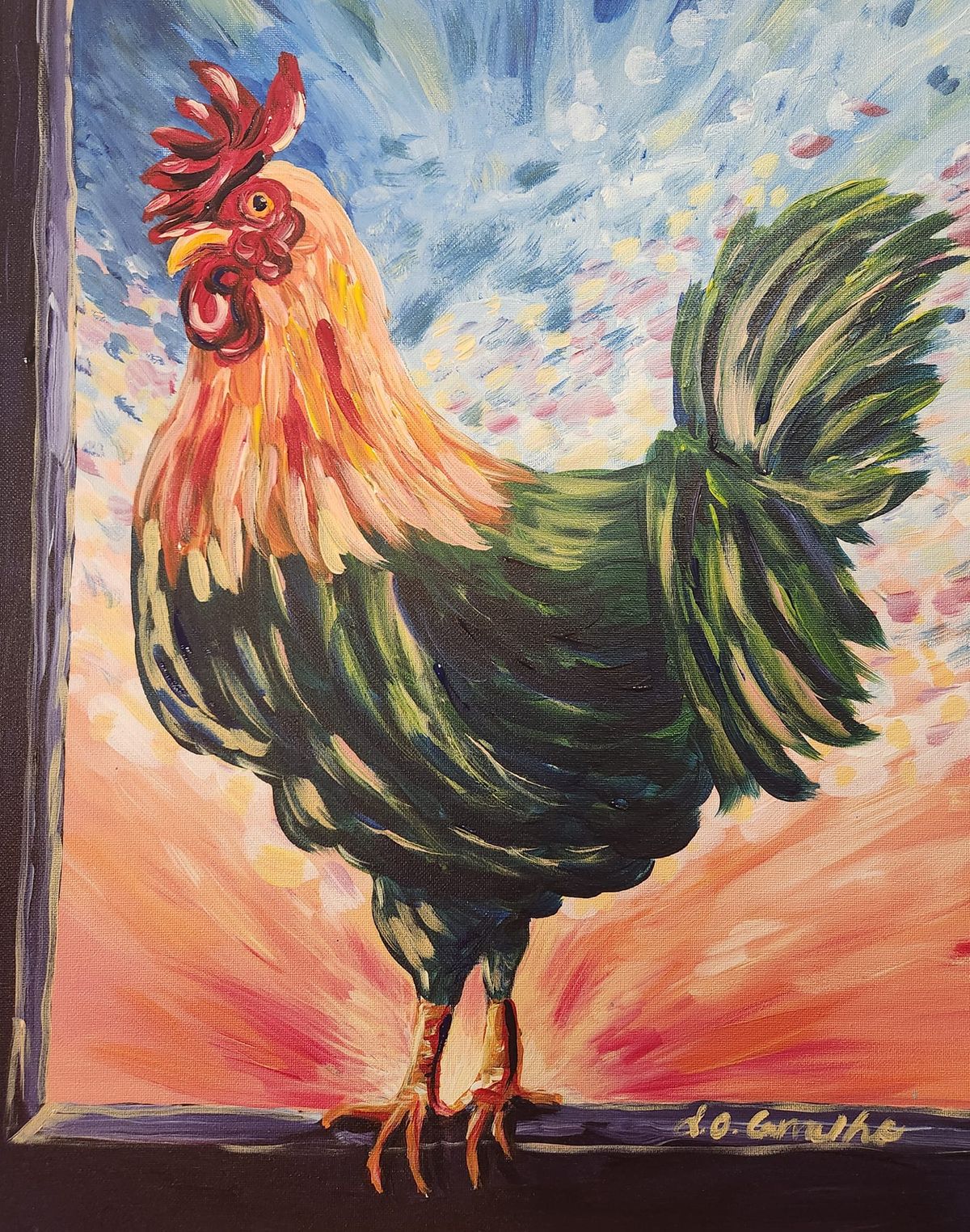 Classic Rooster - Paint n Sip