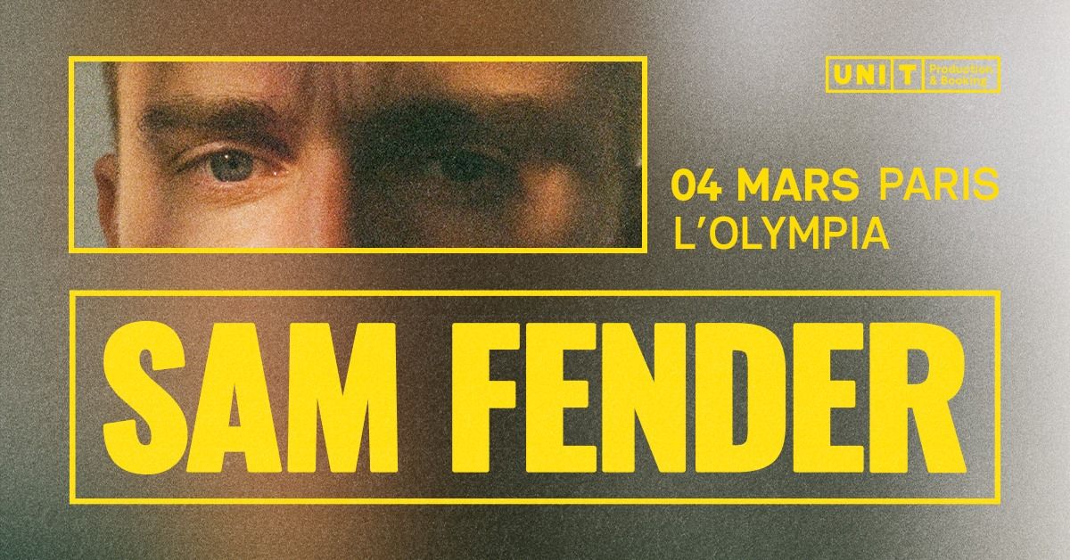 Sam Fender \u00e0 L'Olympia