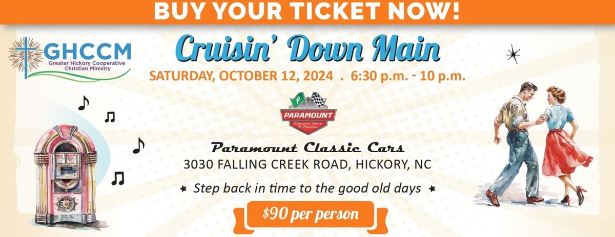 Cruisin' Down Main: A GHCCM Fundraiser Event