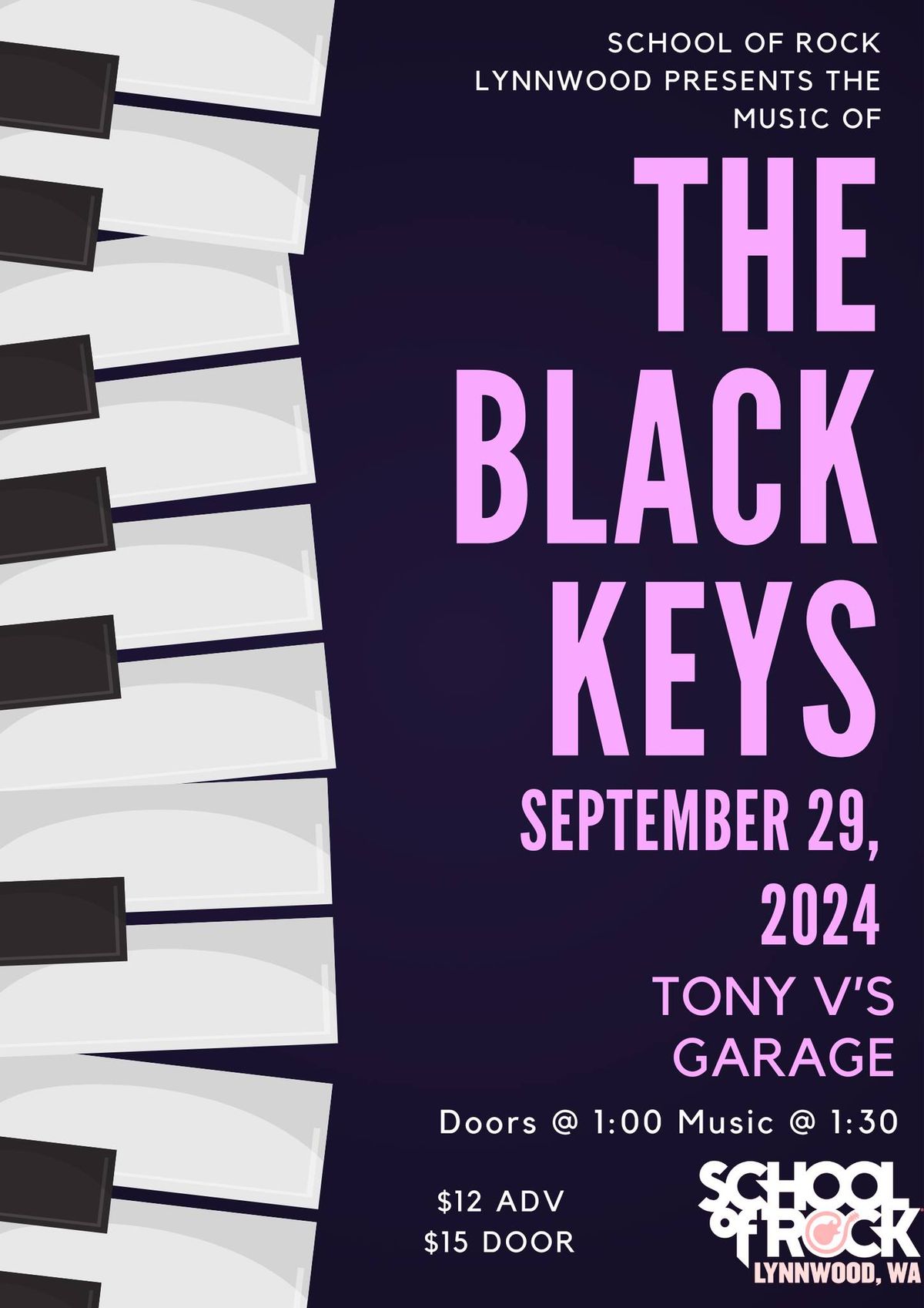 School of Rock Lynnwood presents: The Black Keys