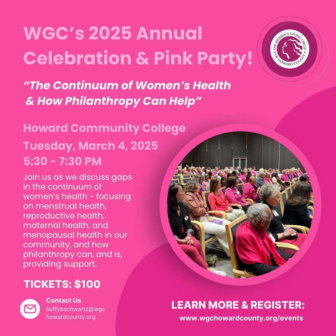 WGC's 2025 Annual Celebration & Pink Party