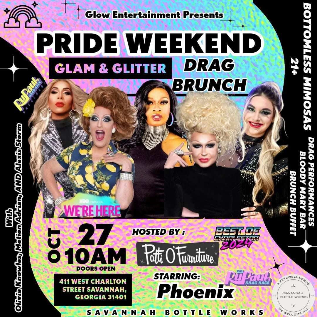 Glam & Glitter Drag Brunch - Savannah Pride Weekend