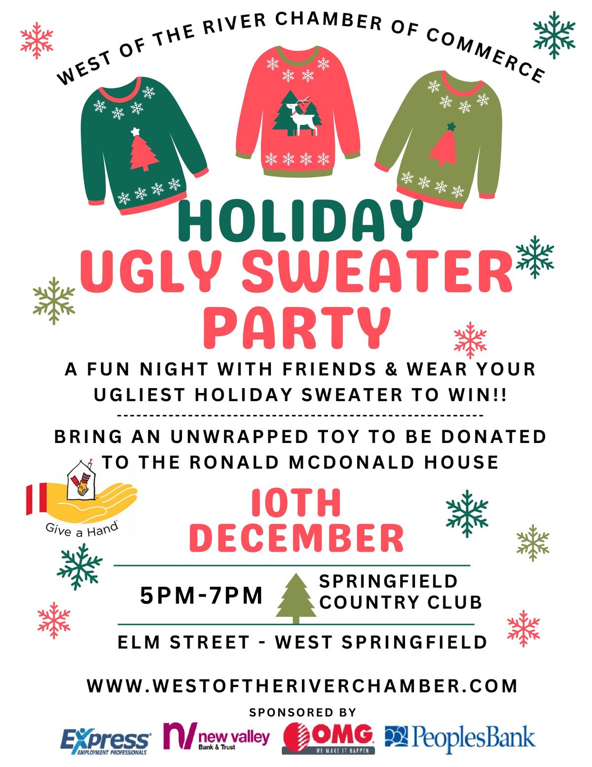 Holiday Ugly Sweater Party!