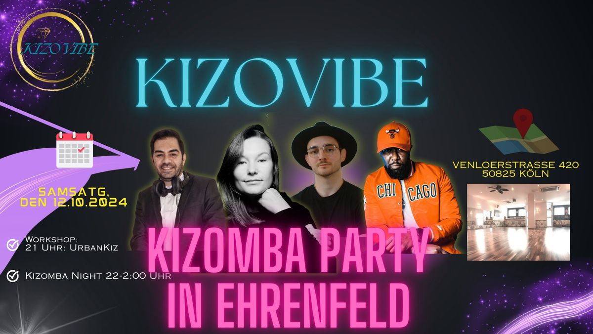 Kizovibe Night, Kizomba Workshop & Kizomba Night