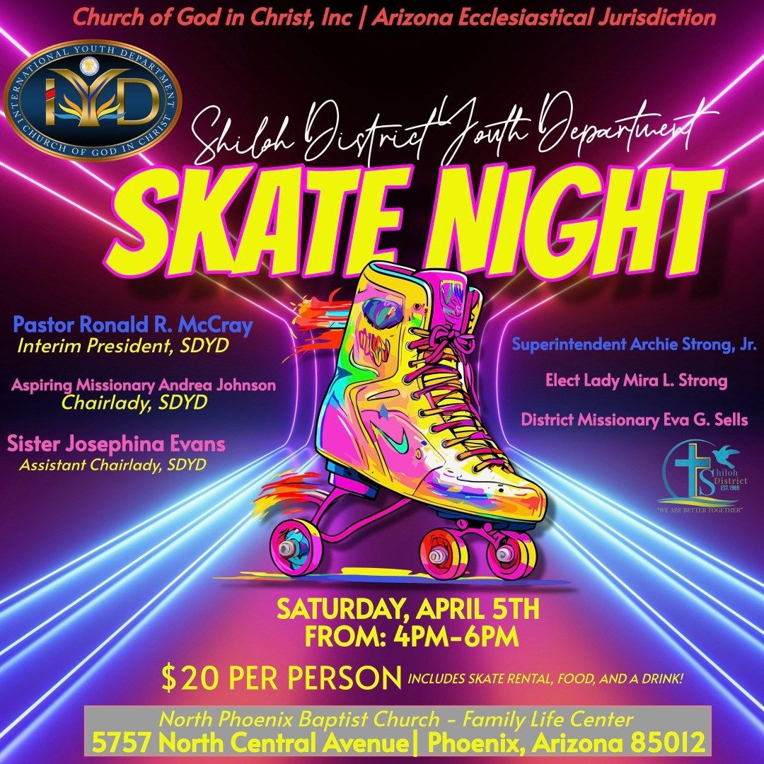 Shiloh District Youth Department Presents: Skate Party \u201825