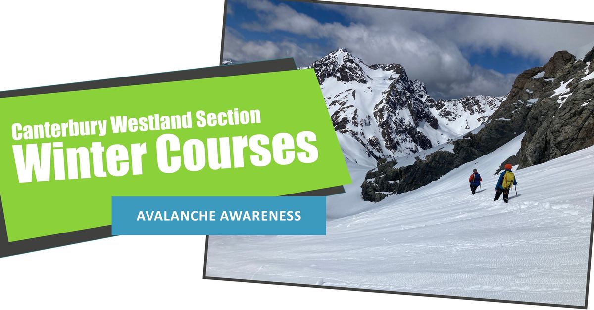 CW Section Winter Courses: Avalanche Awareness