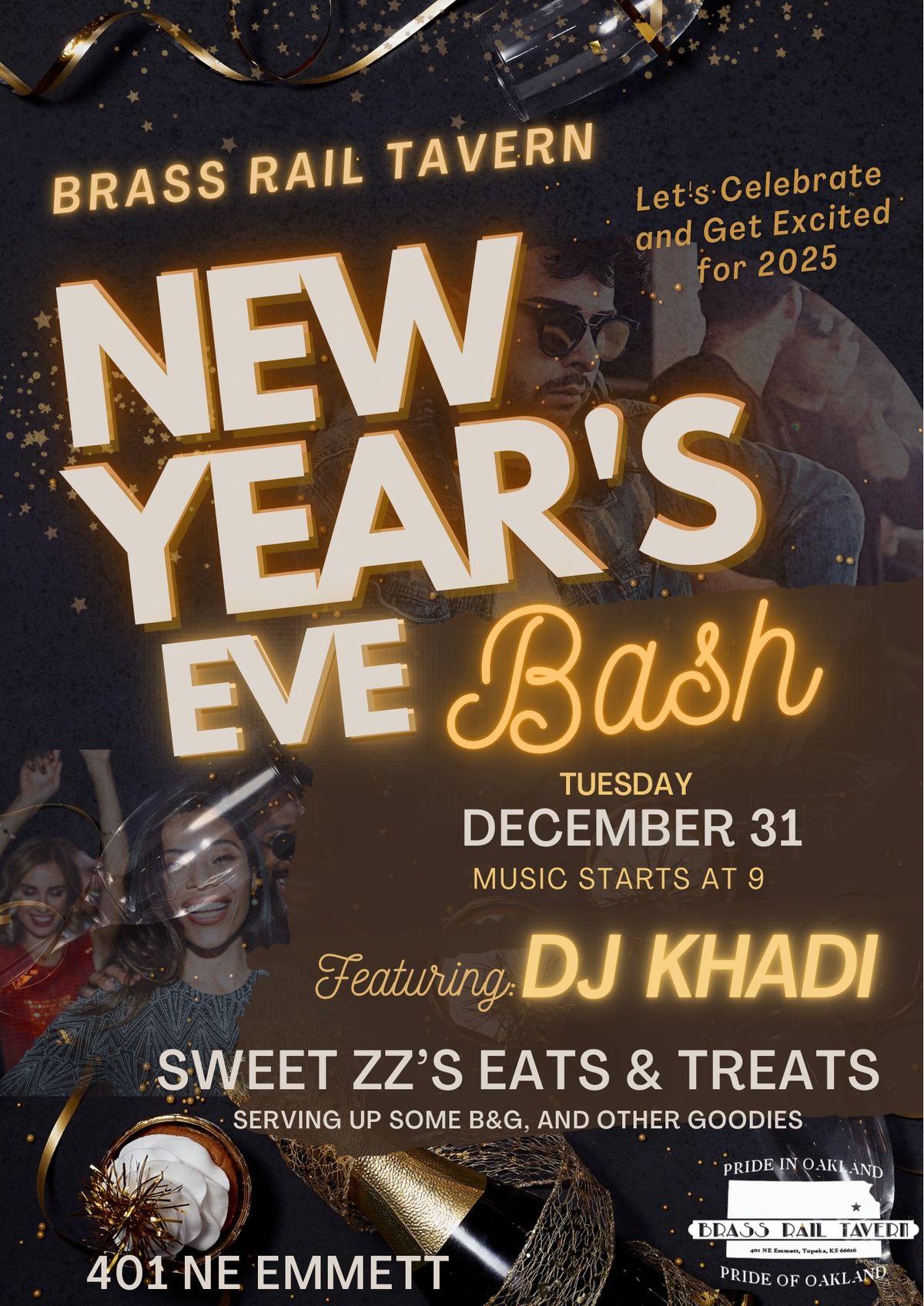 Brass Rail New Years Eve Bash!!! 