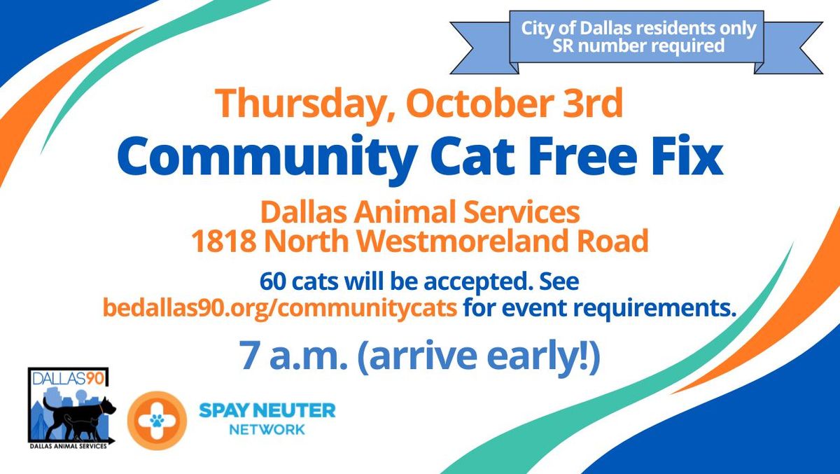 Free Community Cat Fix at DAS