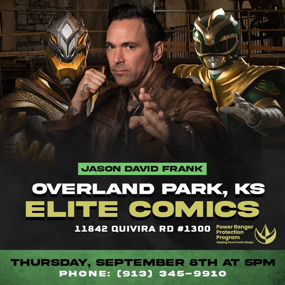 Meet The Original Green Power Ranger Jason David Frank at Elite Comics!