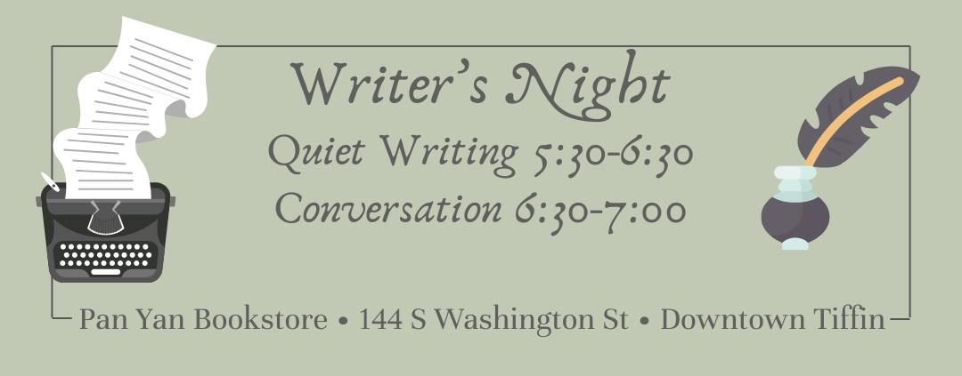 Writer's Night at Pan Yan Bookstore